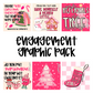 Engagement Graphic Pack | Pink Christmas