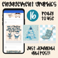 Engagement Graphic Pack | Blue Christmas